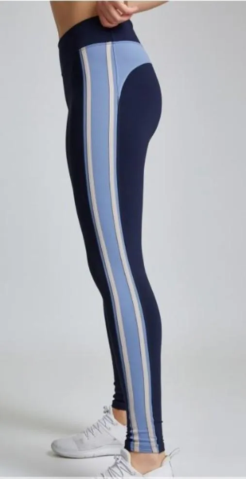 925Fit Miss Behave Legging - Nude Stripe