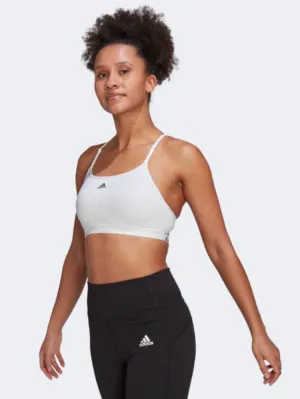 Adidas Aeroreact  Light-Support Women Training Bra White