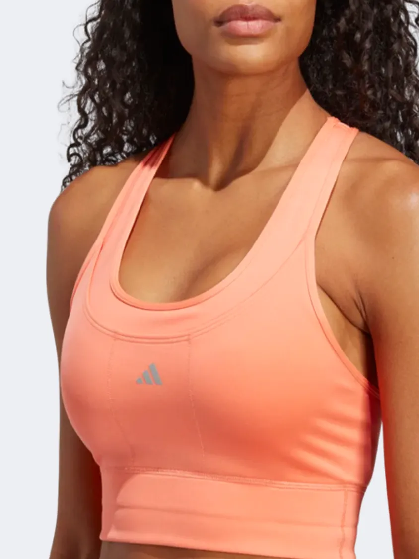 Adidas Medium-Support Women Training Bra Coral Fusion