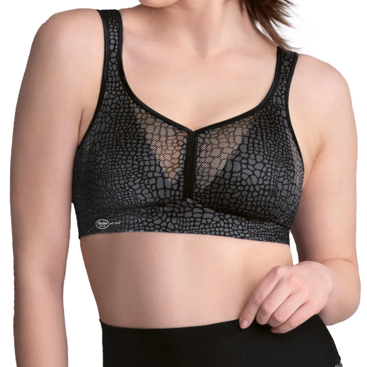 Air Control with sports bra Delta Pad ANITA, dark gray