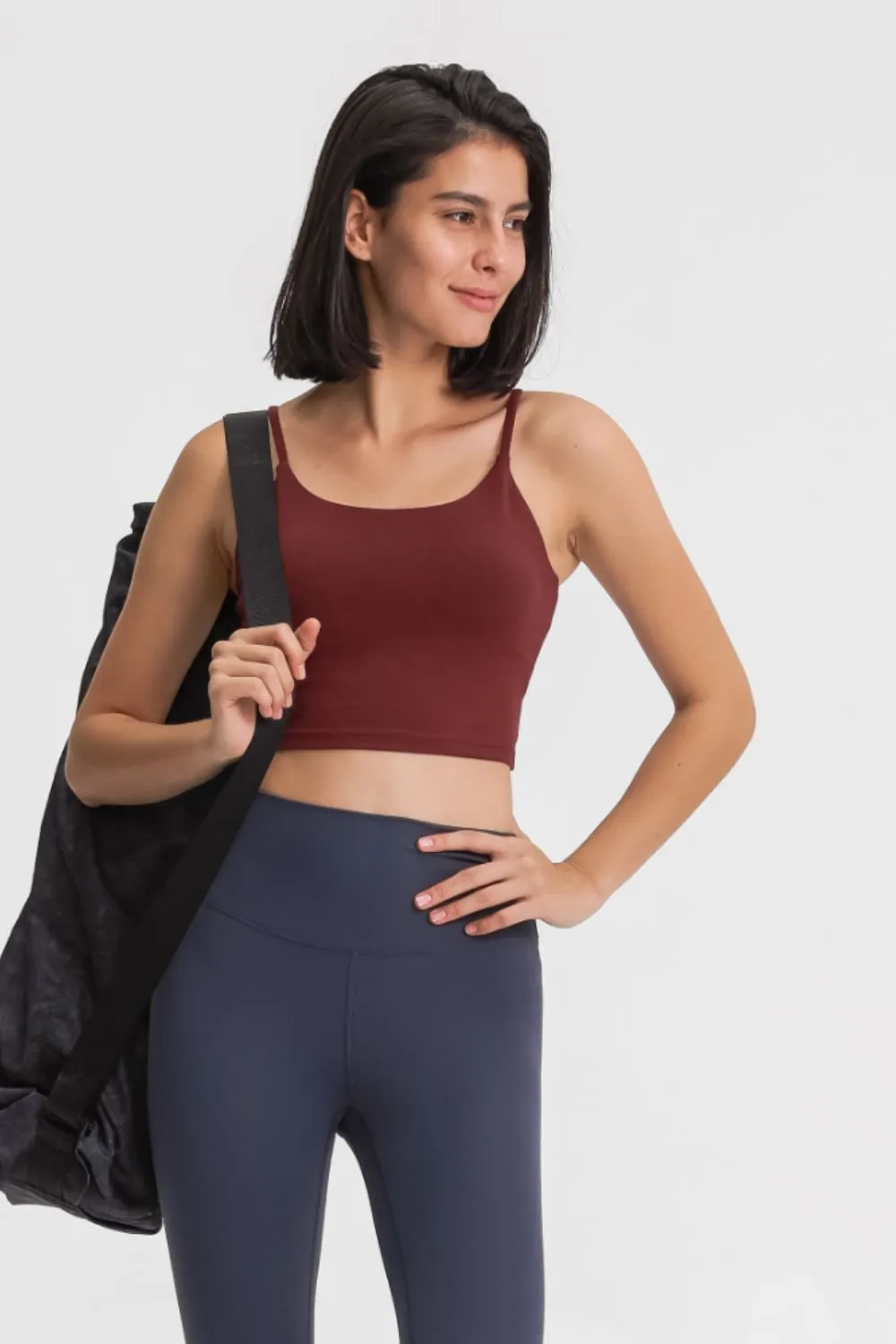 *APP EXCLUSIVE * Seamless Scoop Neck Sports Cami