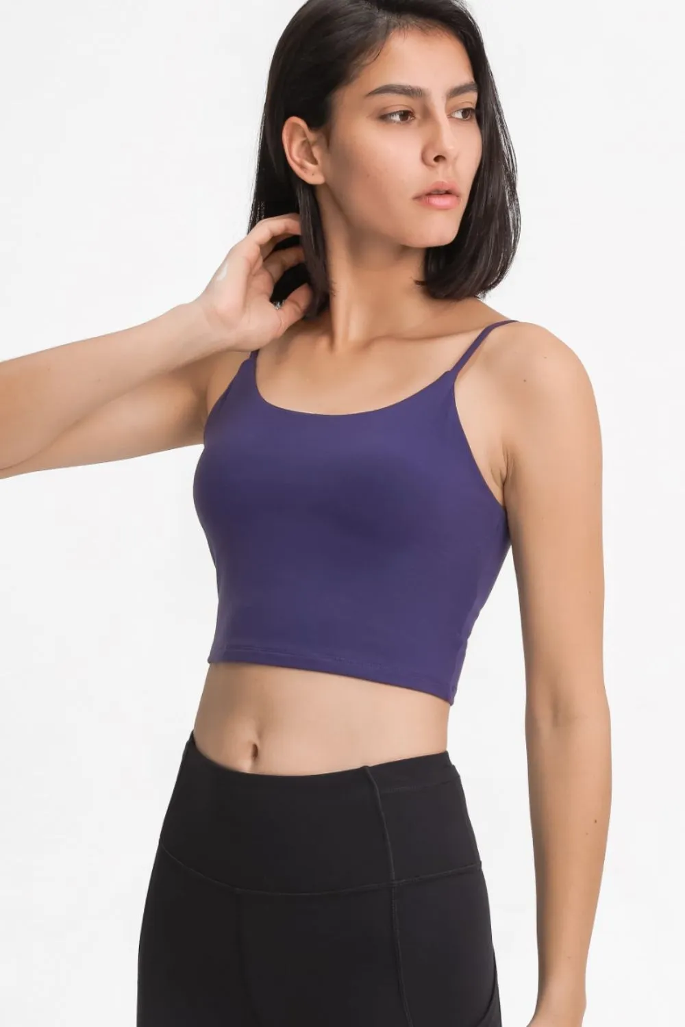 *APP EXCLUSIVE * Seamless Scoop Neck Sports Cami