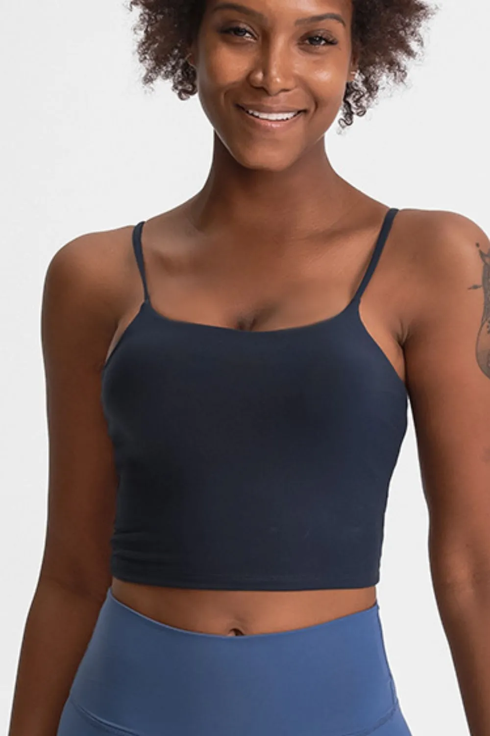 *APP EXCLUSIVE * Seamless Scoop Neck Sports Cami