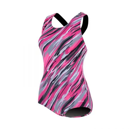 Aquashape Conservative Lap Suit - Cascade Print