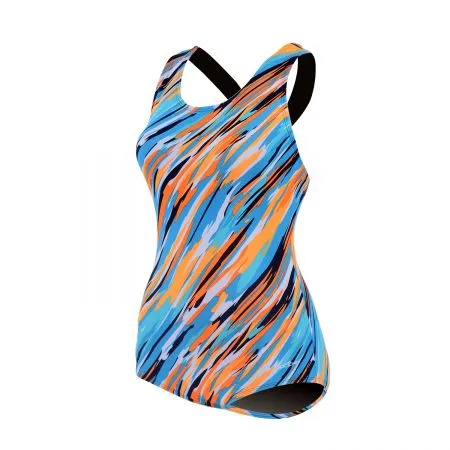 Aquashape Conservative Lap Suit - Cascade Print