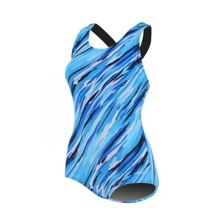 Aquashape Conservative Lap Suit - Cascade Print