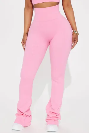 Beach Body Effortless Seamless Active Yoga Pant - Bubblegum Pink