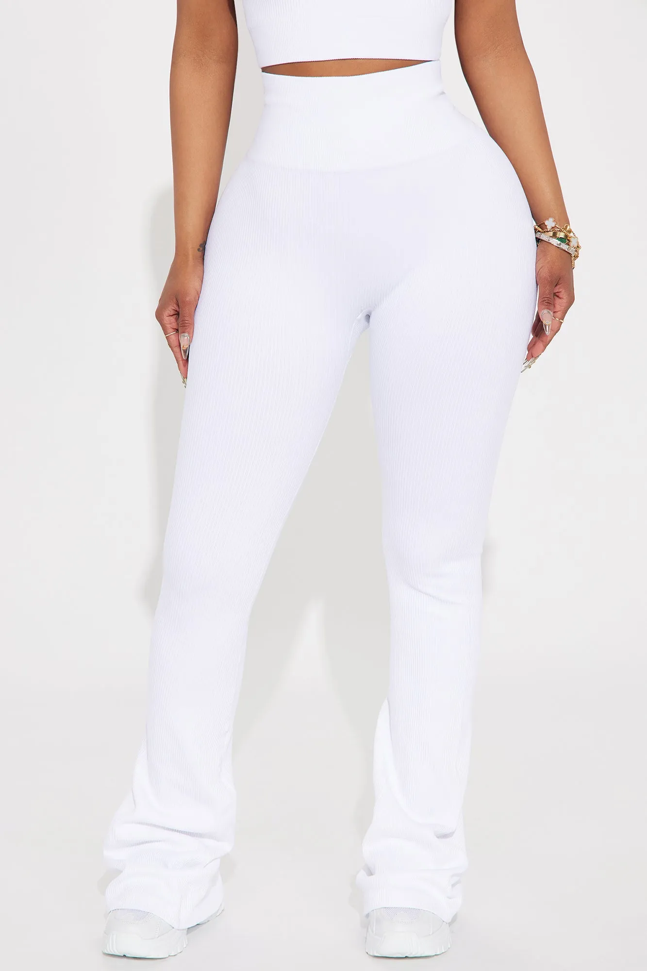 Beach Body Effortless Seamless Active Yoga Pant - White