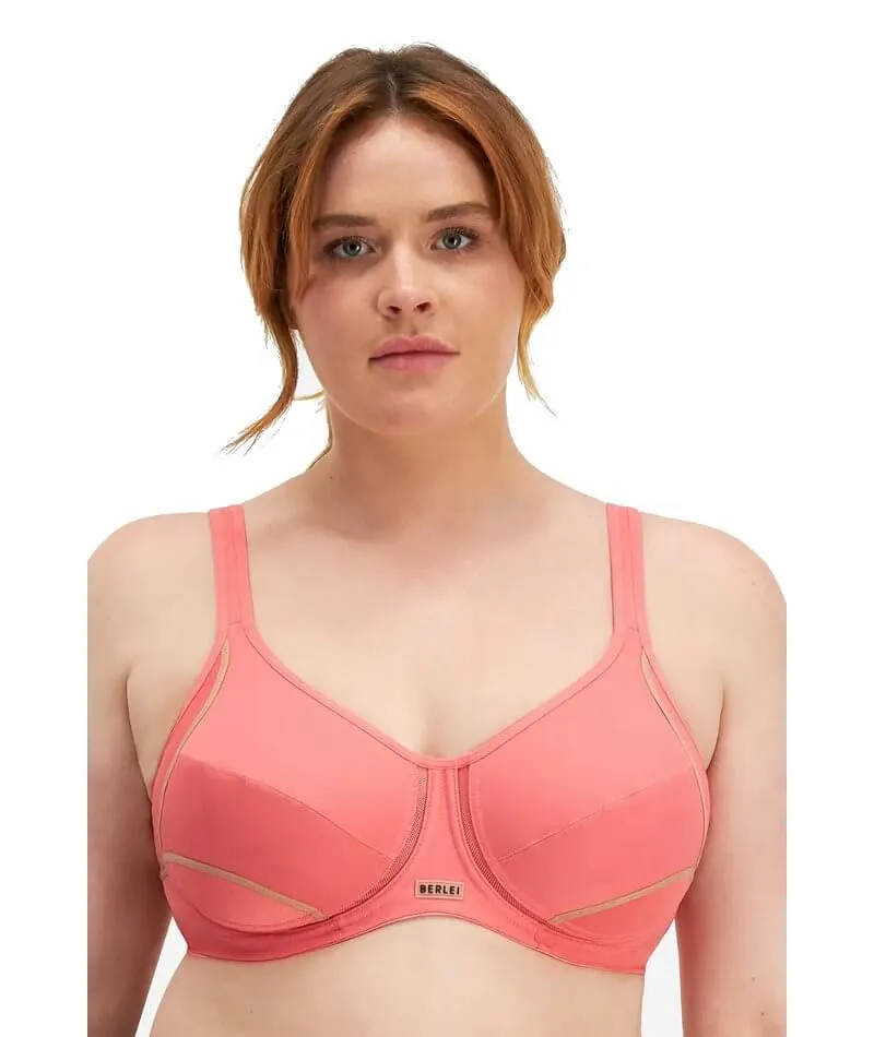 Berlei Electrify Underwire 2 Pack Sports Bra - Fortress/Rose