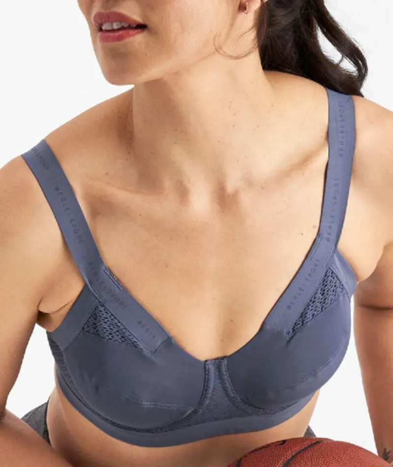 Berlei Shift Underwire Sports Bra - Grey Suede