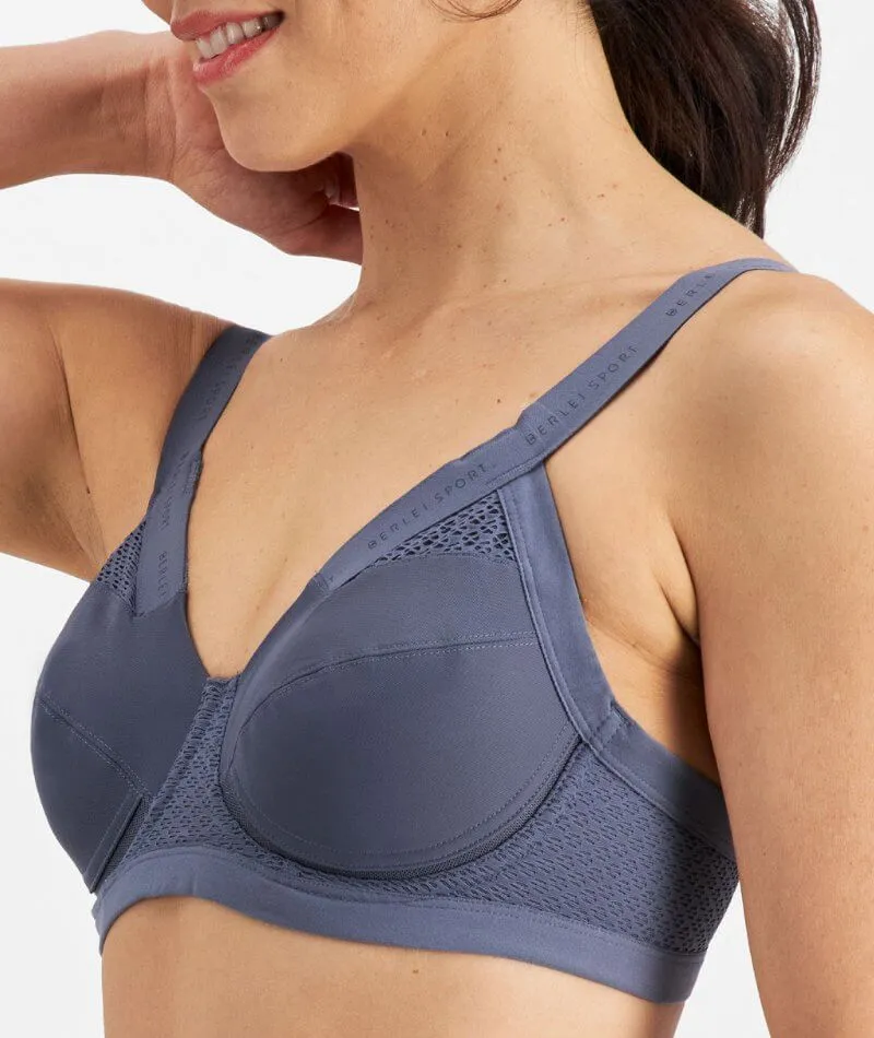 Berlei Shift Underwire Sports Bra - Grey Suede