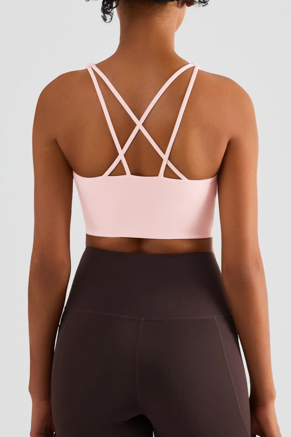 Chic Start Crisscross Back Sports Bra