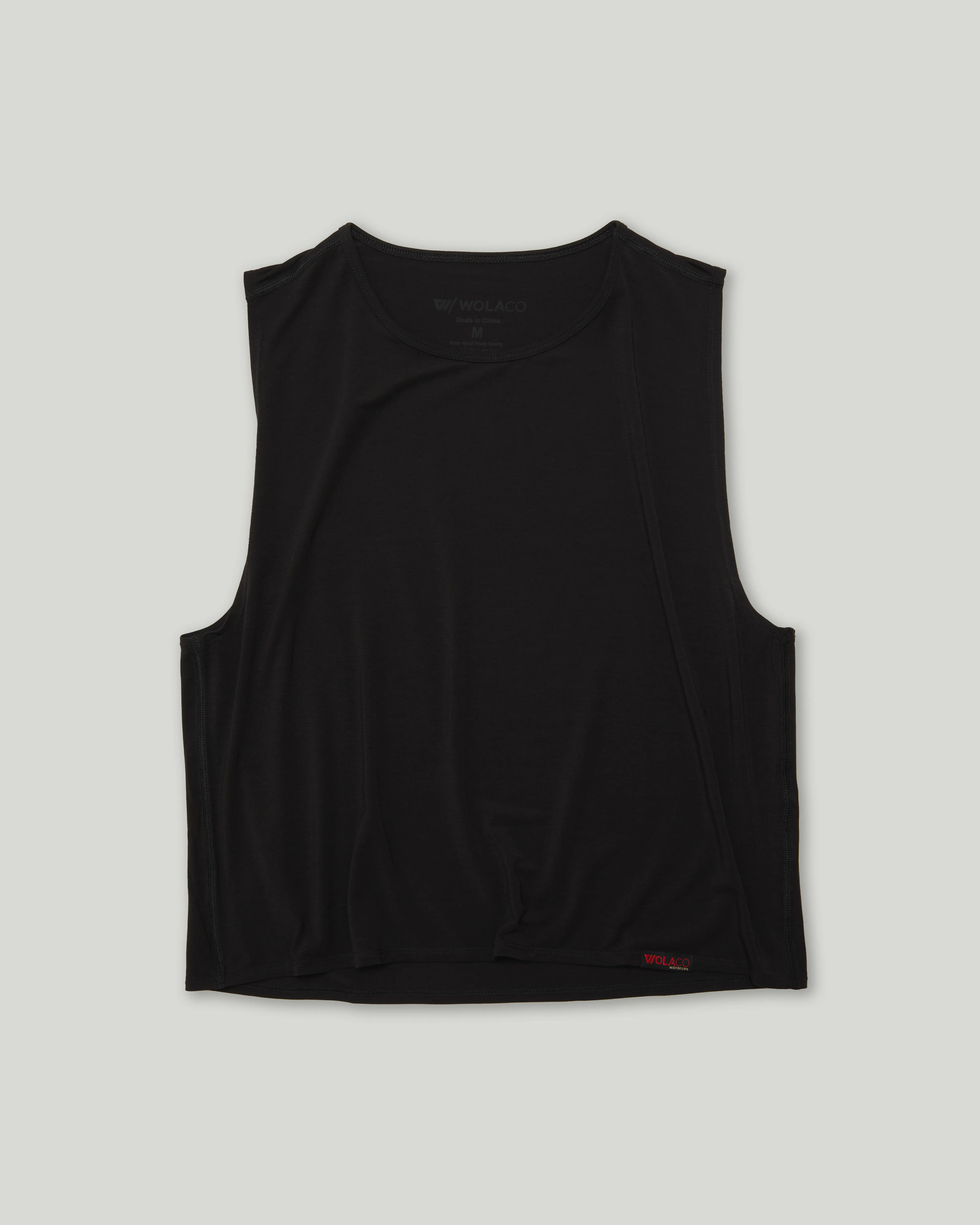 Clinton Muscle Tank in Black