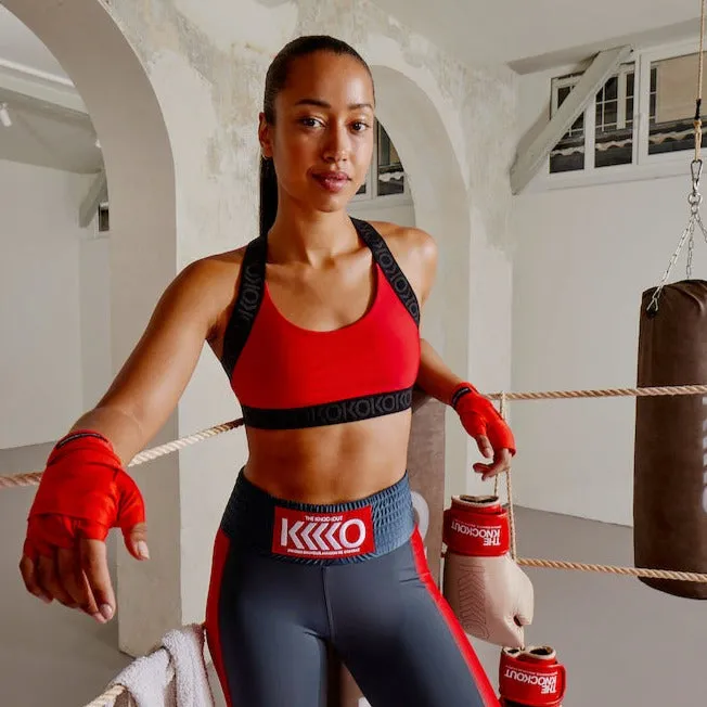 Contender Sport Bra in red