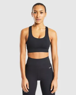 Core Sports Bra - Black