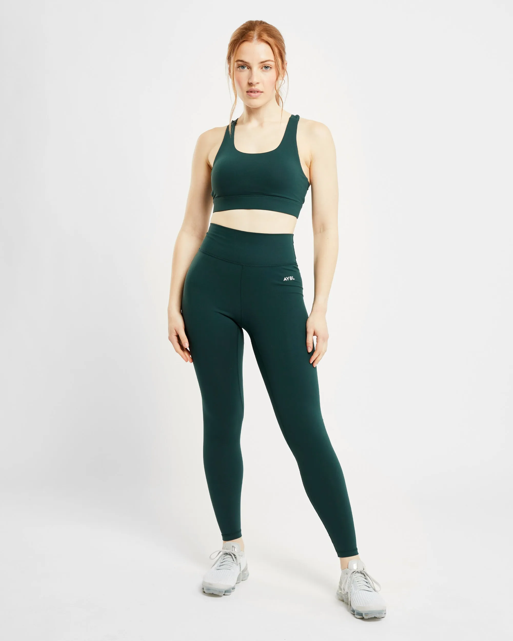 Core Sports Bra - Forest Green