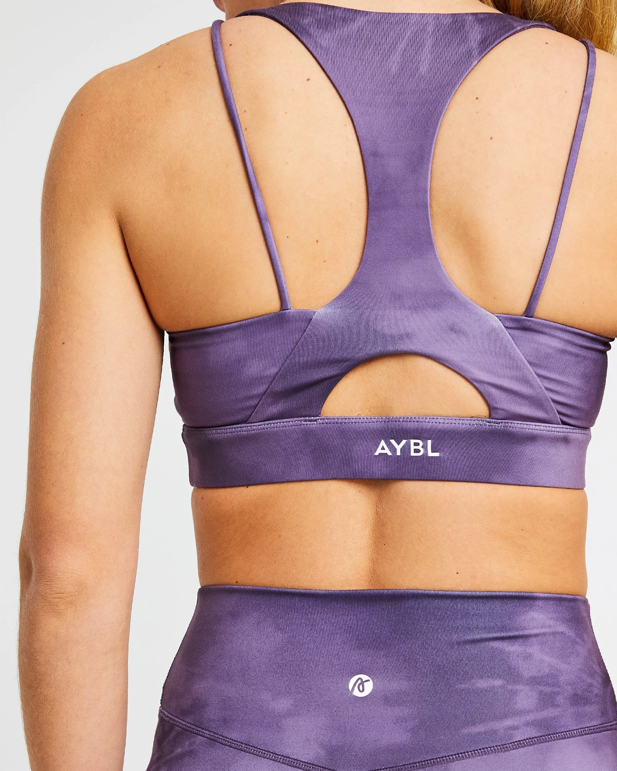 Core Sports Bra - Purple Tie Dye