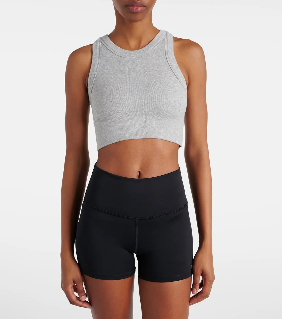 Delight Alo Yoga Seamless Sports Bra, Gray