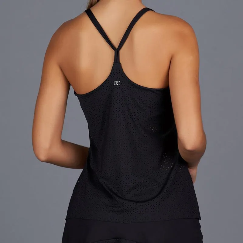 Denise Cronwall All Season Spaghetti Strap Top - Black