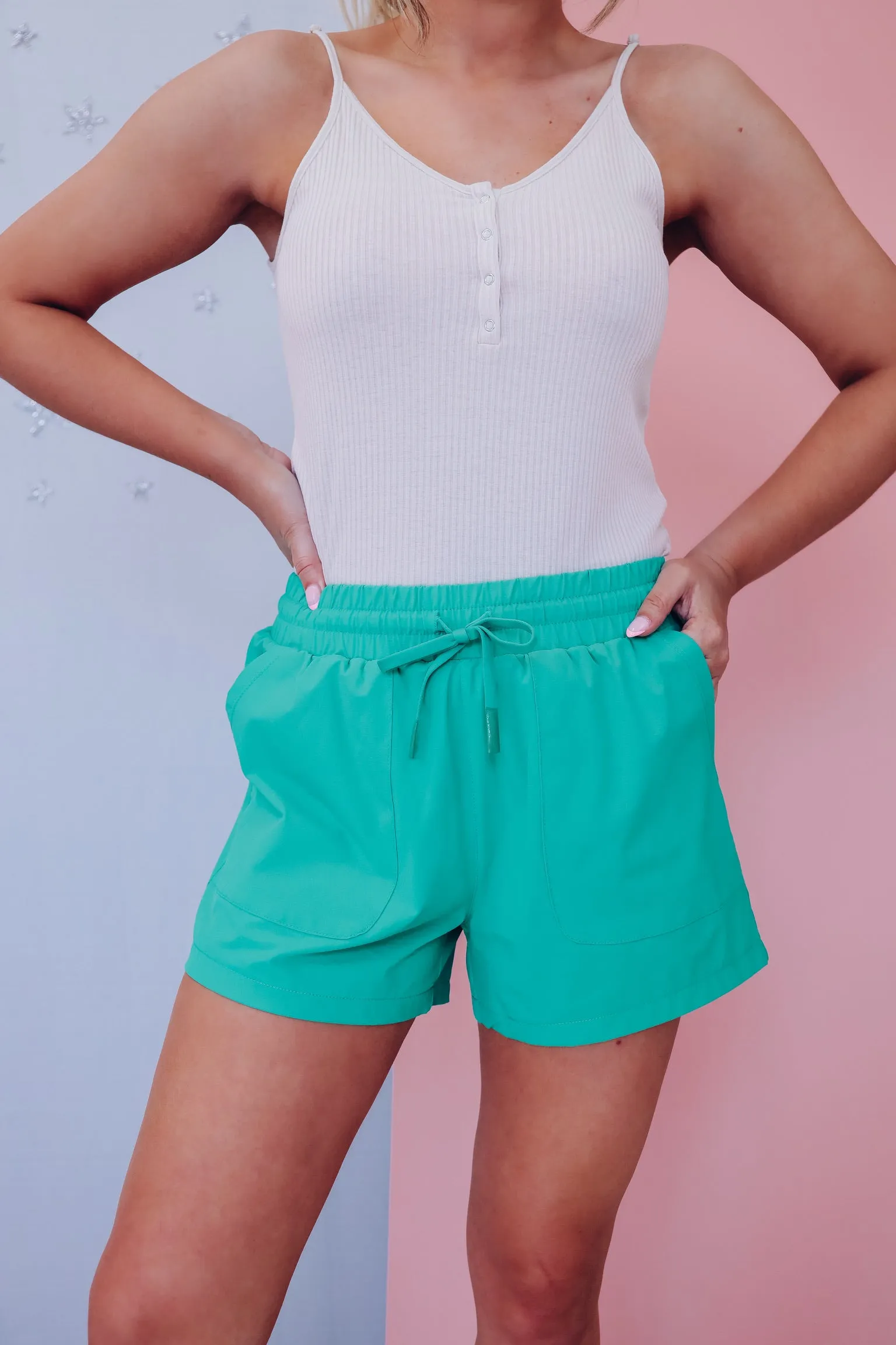 East Coast Active Shorts - Green