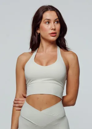 Elevate Halter Bra - Stone