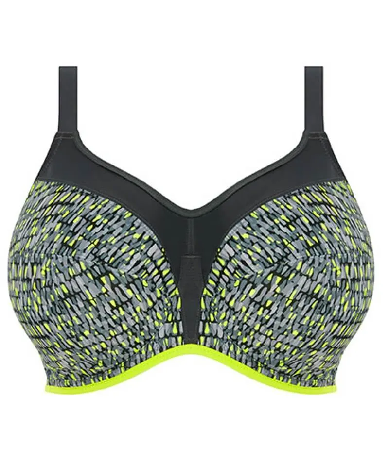 Elomi Energise Underwire Sports Bra - Lime Twist