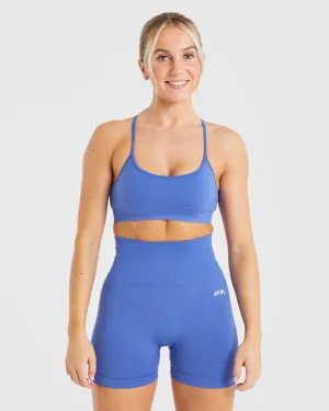 Empower Seamless Sports Bra - Cobalt