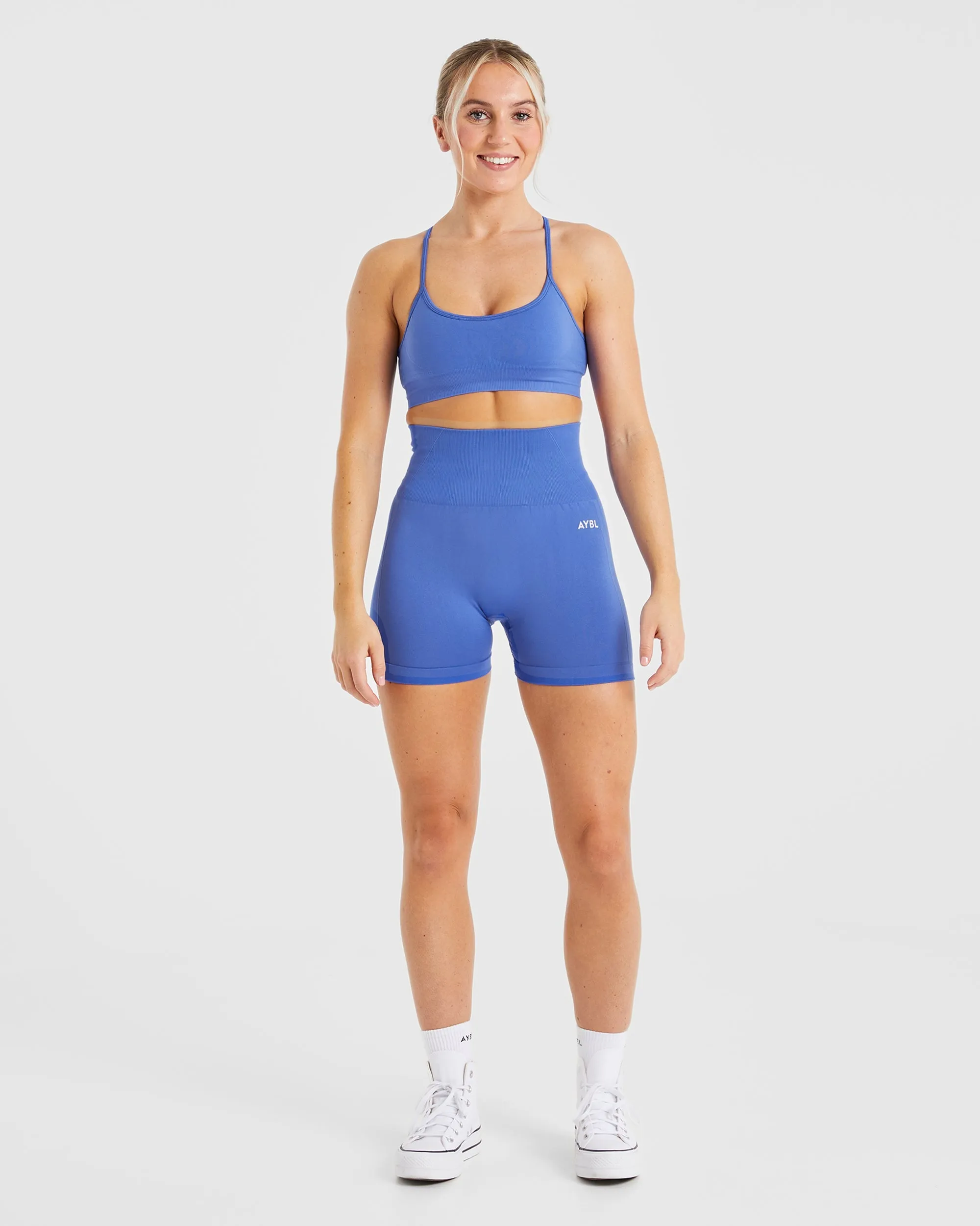 Empower Seamless Sports Bra - Cobalt