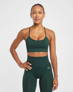 Empower Seamless Sports Bra - Dark Green