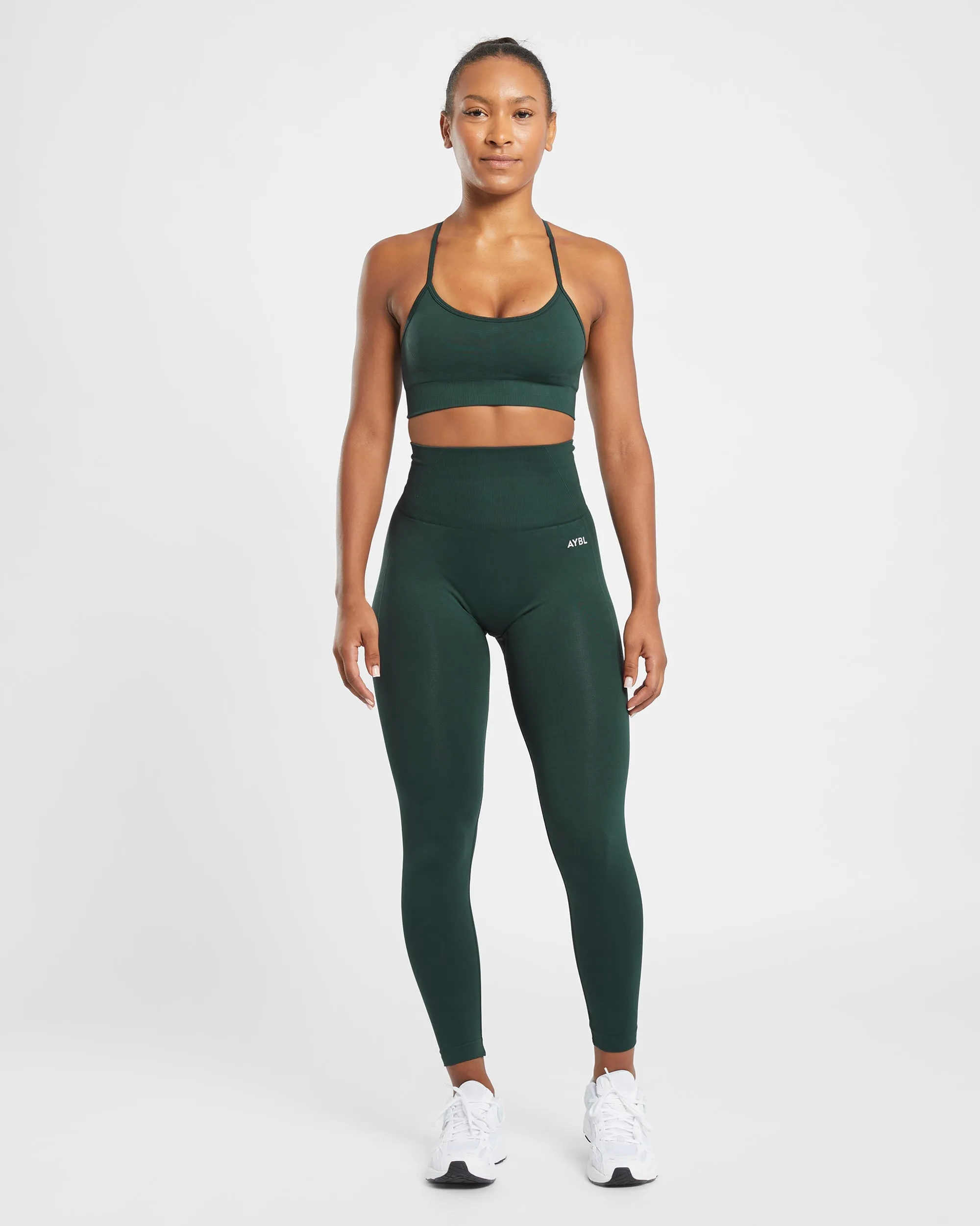 Empower Seamless Sports Bra - Dark Green