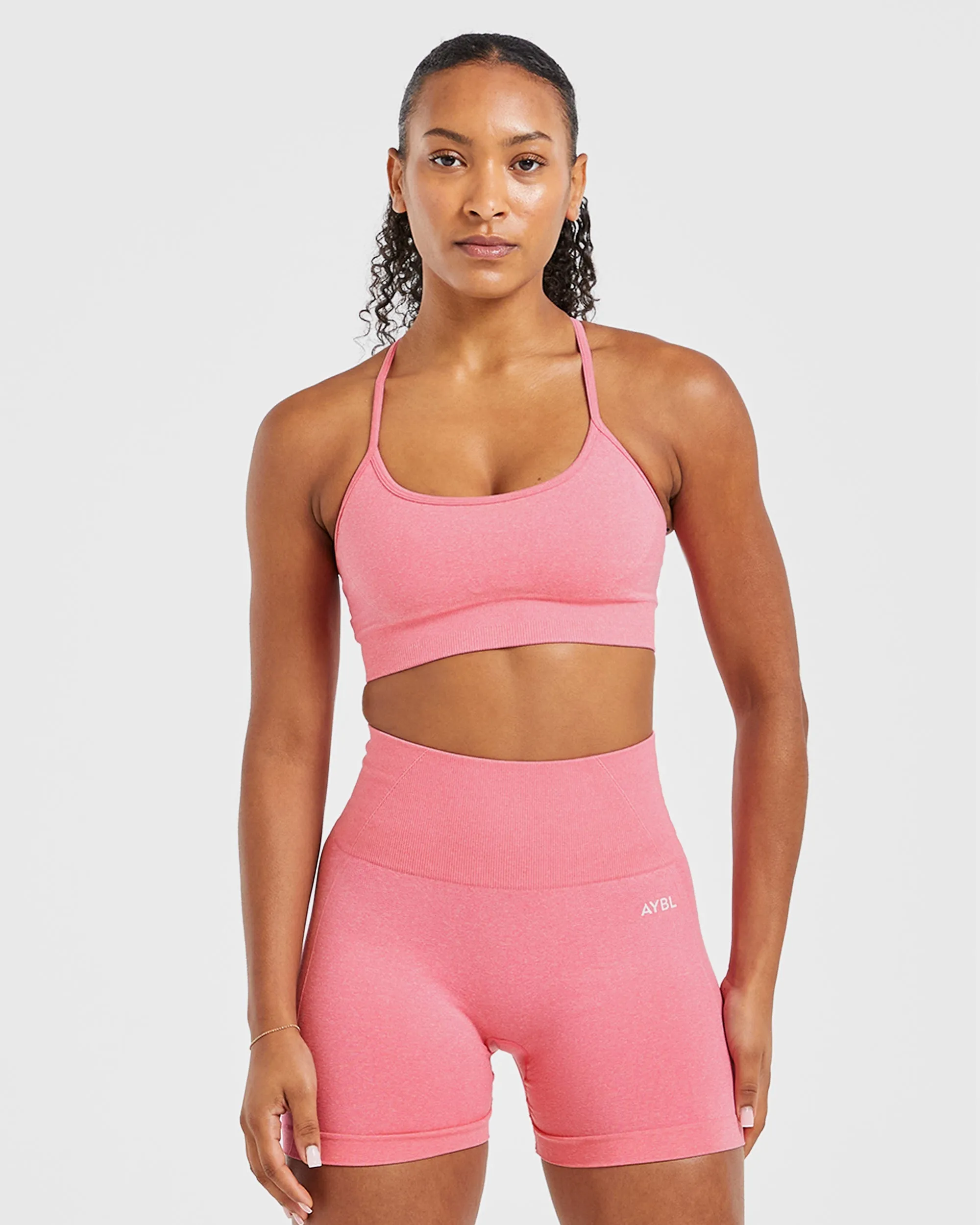 Empower Seamless Sports Bra - Pink Marl