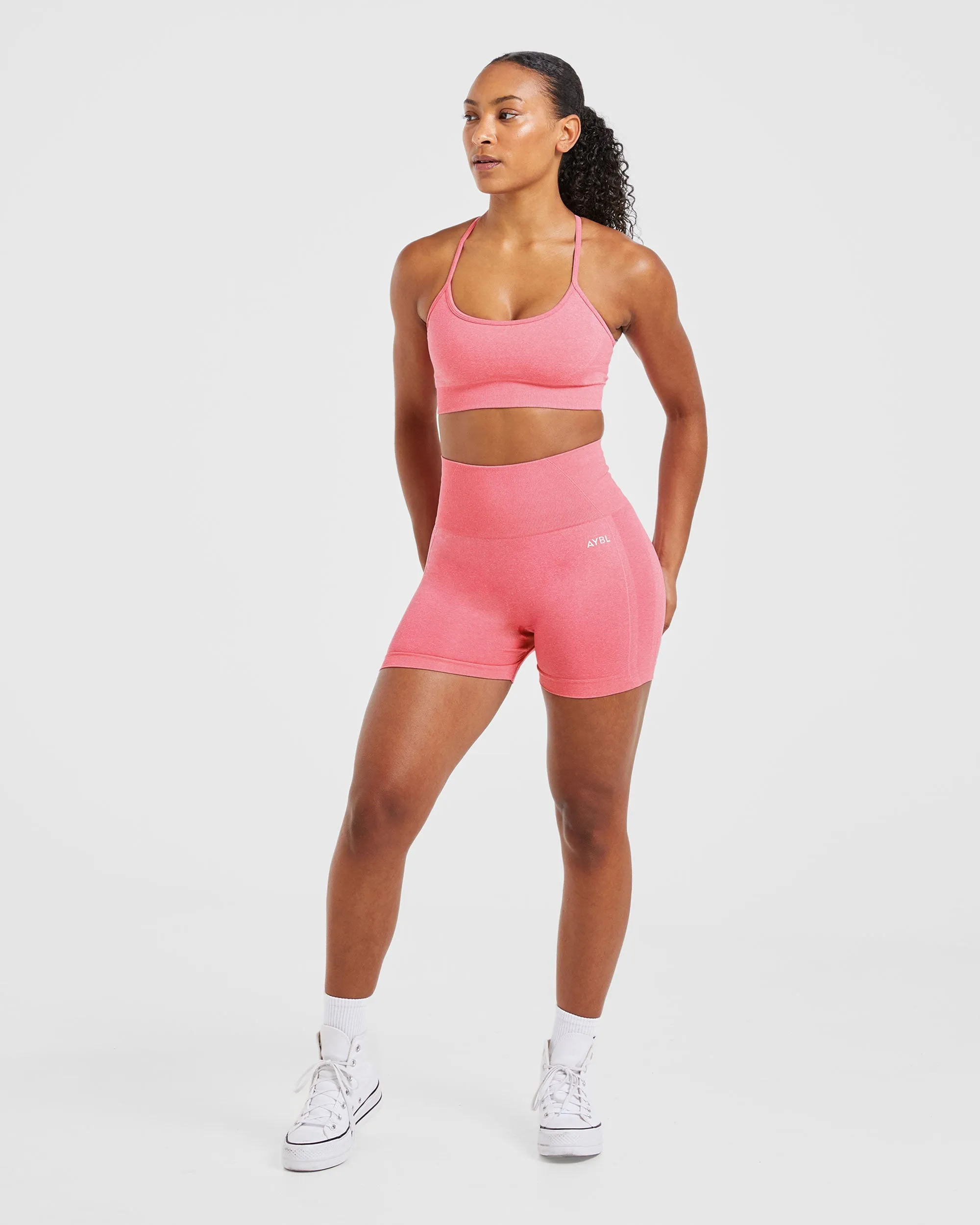 Empower Seamless Sports Bra - Pink Marl