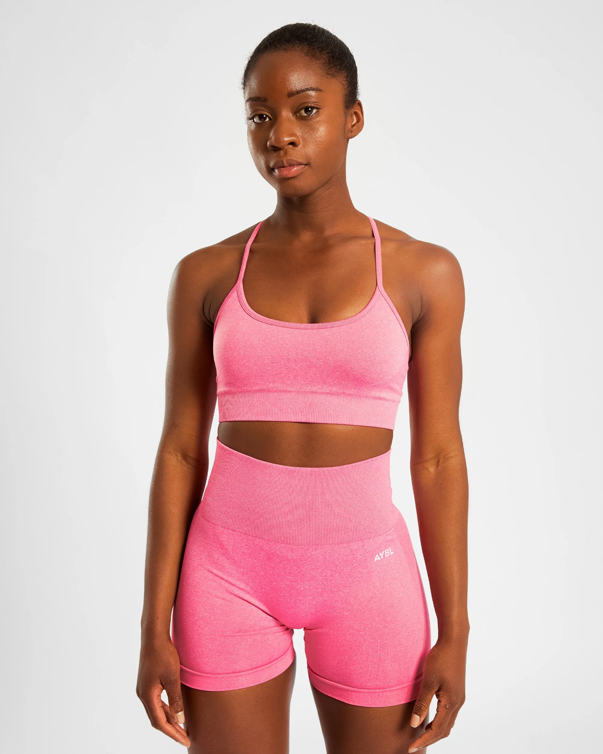 Empower Seamless Sports Bra - Pink Marl