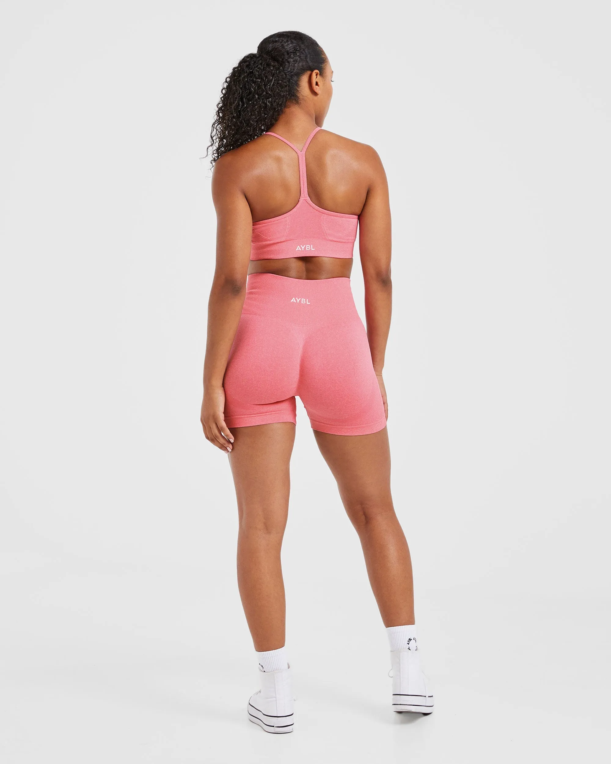 Empower Seamless Sports Bra - Pink Marl