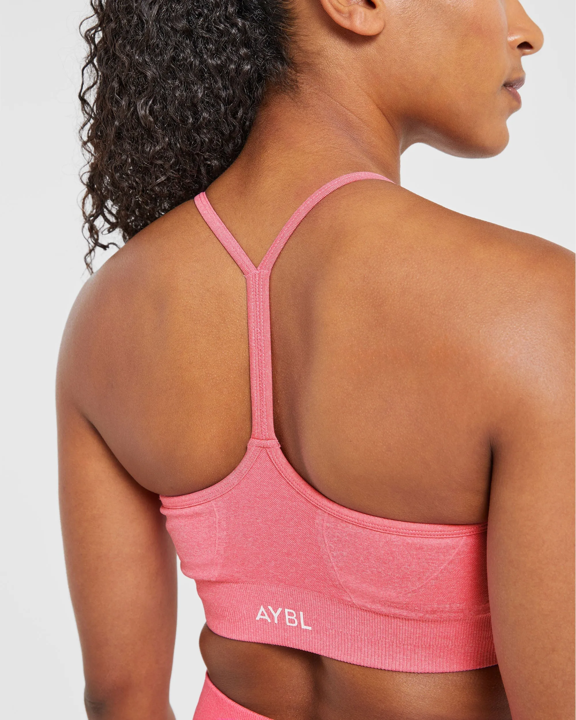 Empower Seamless Sports Bra - Pink Marl