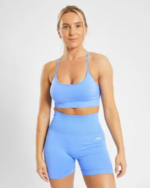 Empower Seamless Sports Bra - Spring Blue Marl