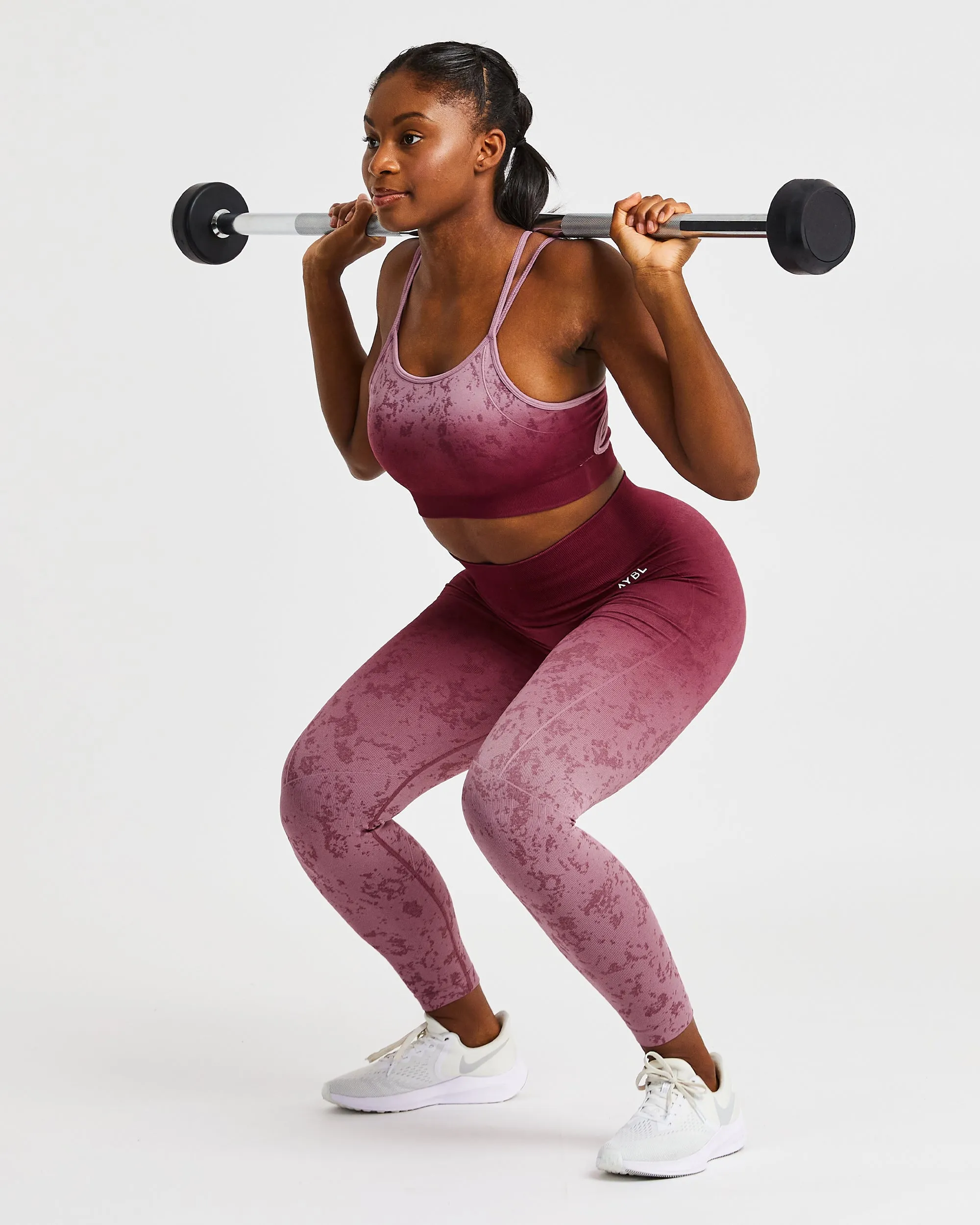 Flare Seamless Sports Bra - Plum