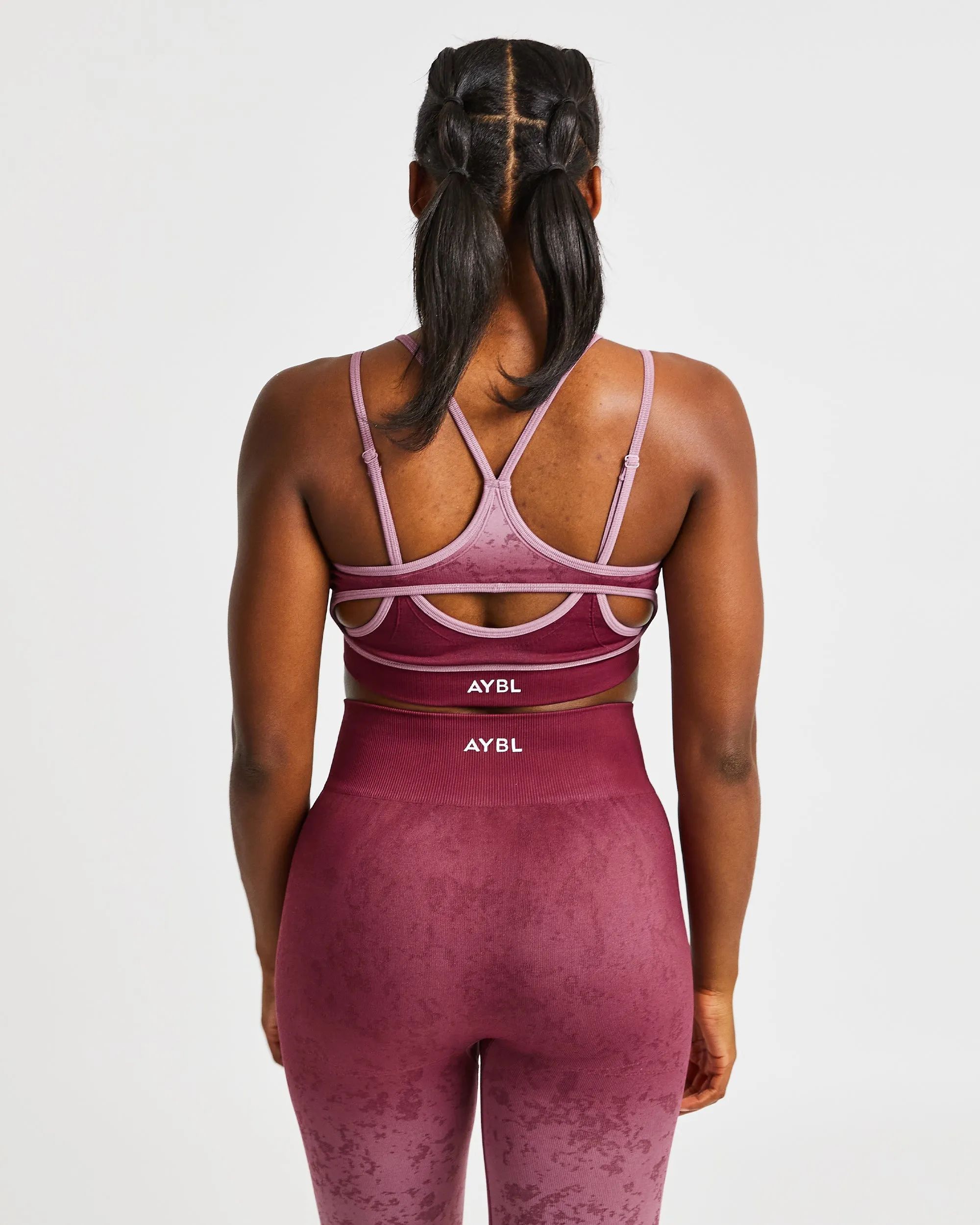 Flare Seamless Sports Bra - Plum