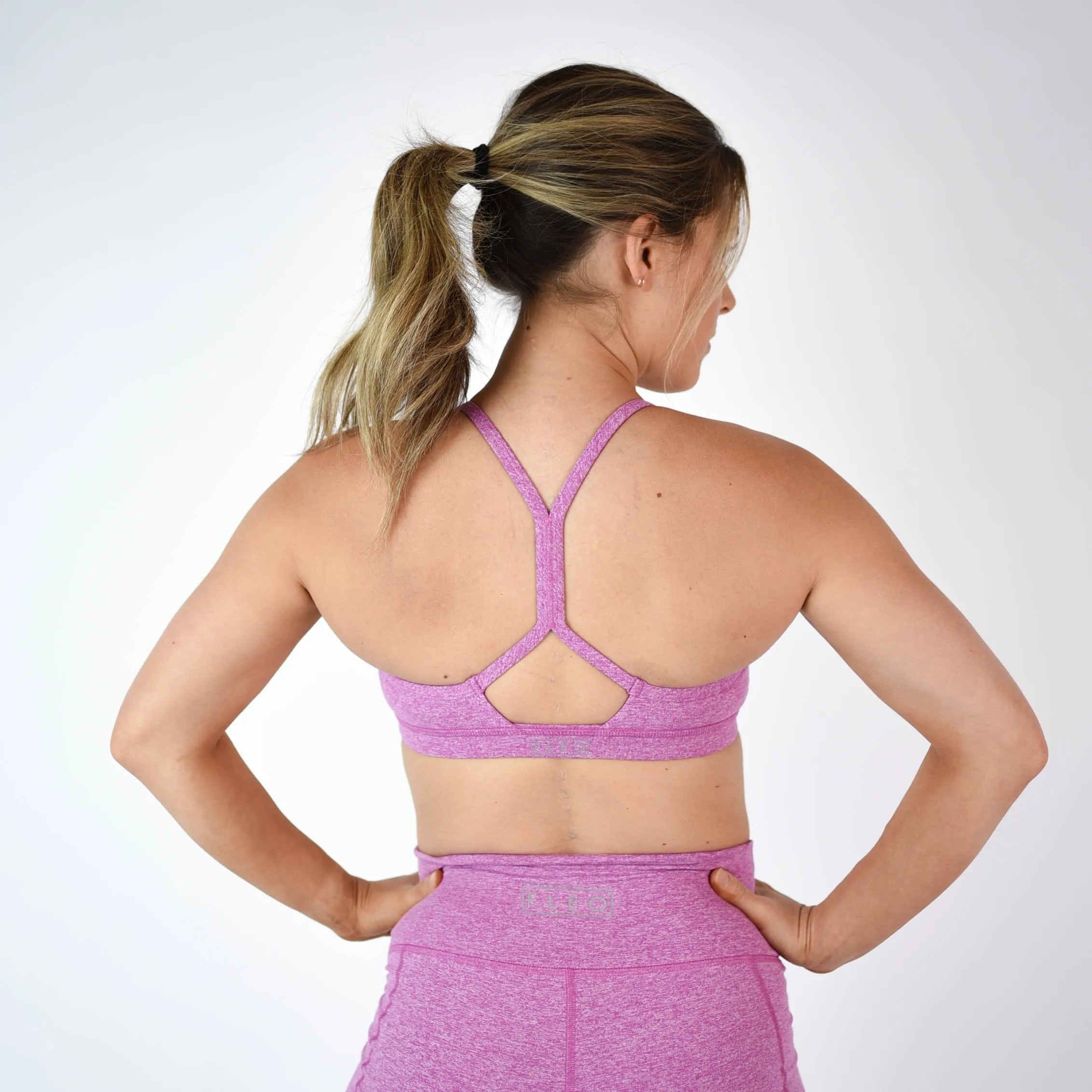 FLEO Reinette Sports Bra - Heather Orchid