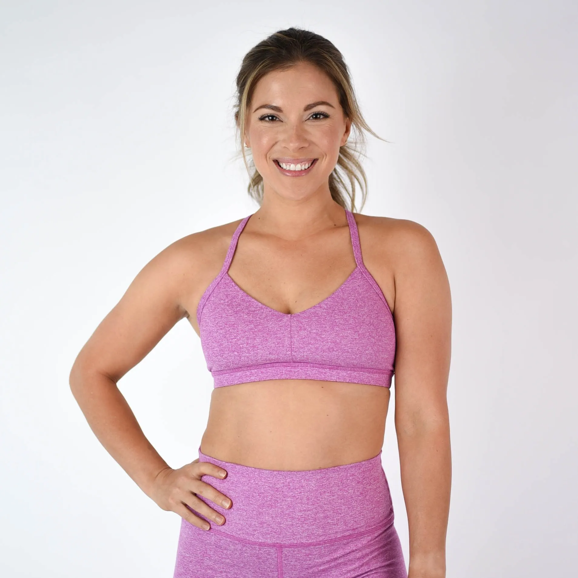 FLEO Reinette Sports Bra - Heather Orchid