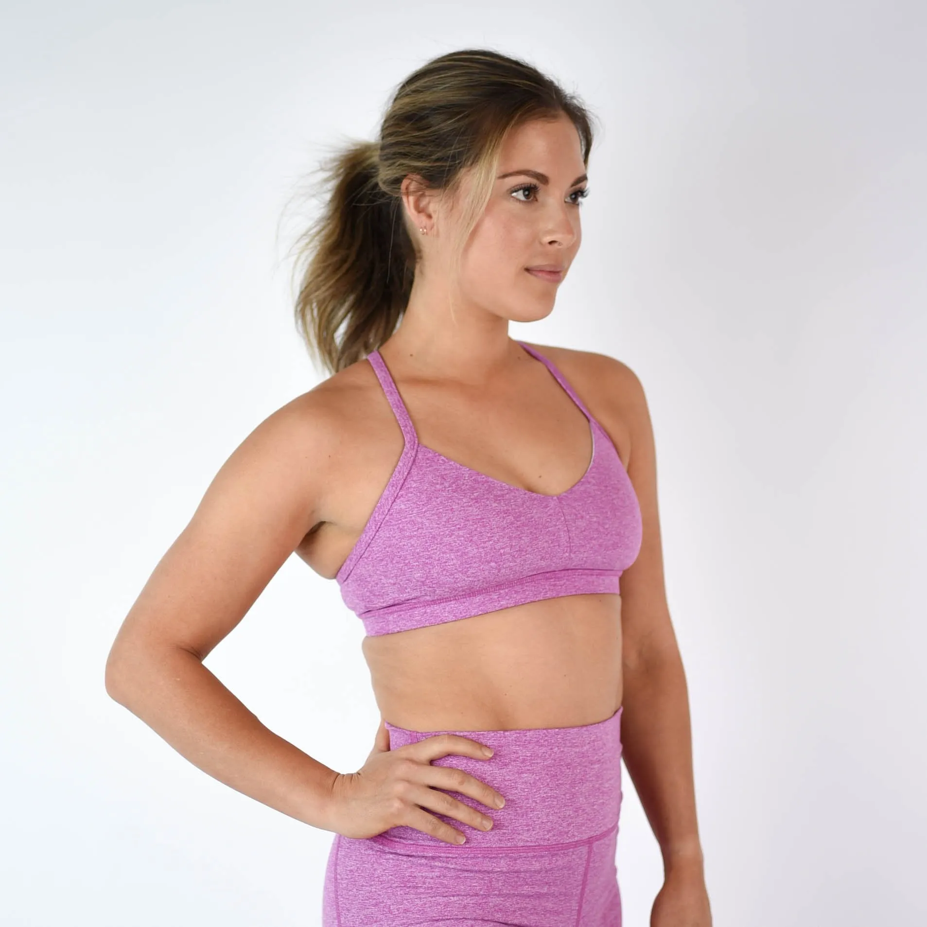 FLEO Reinette Sports Bra - Heather Orchid