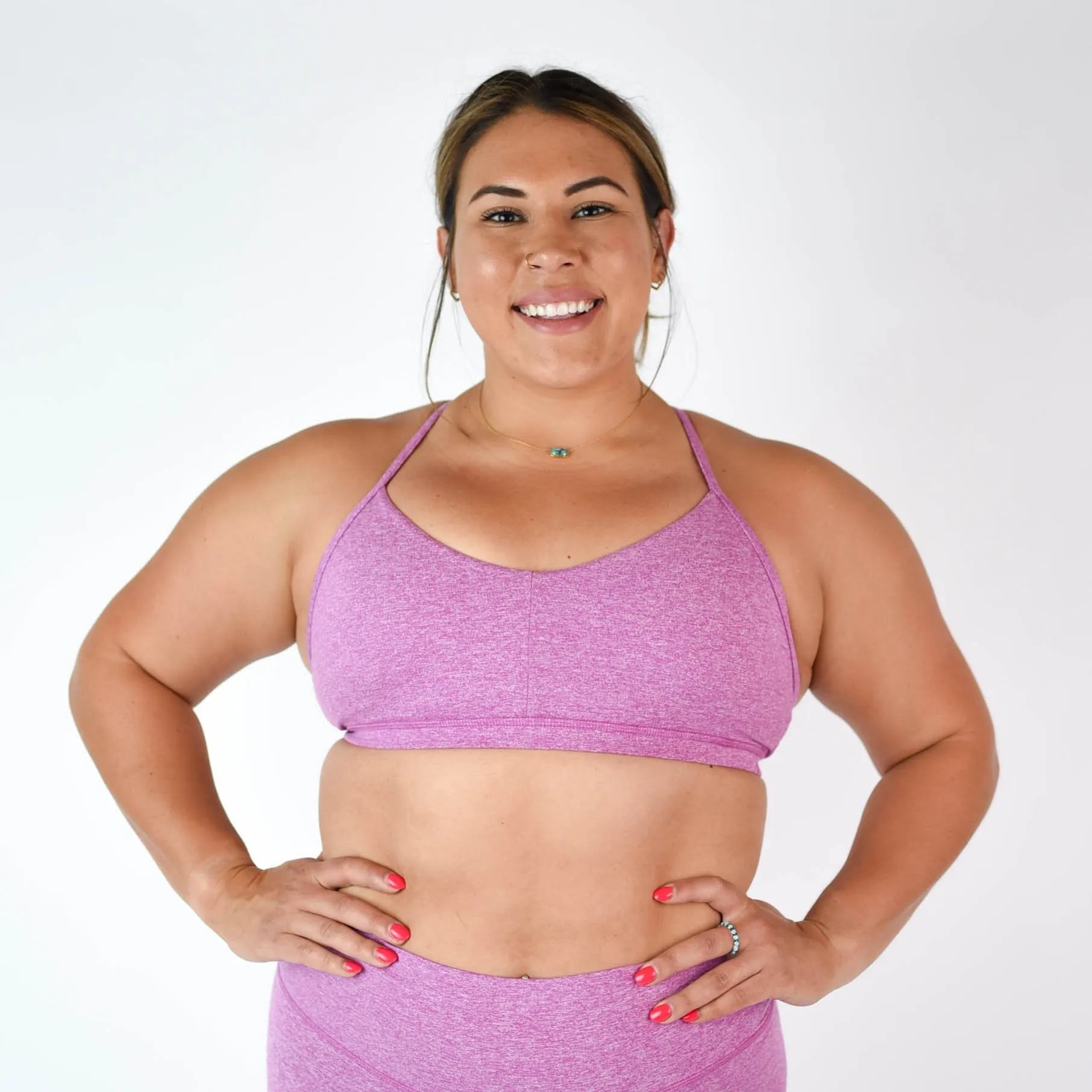 FLEO Reinette Sports Bra - Heather Orchid