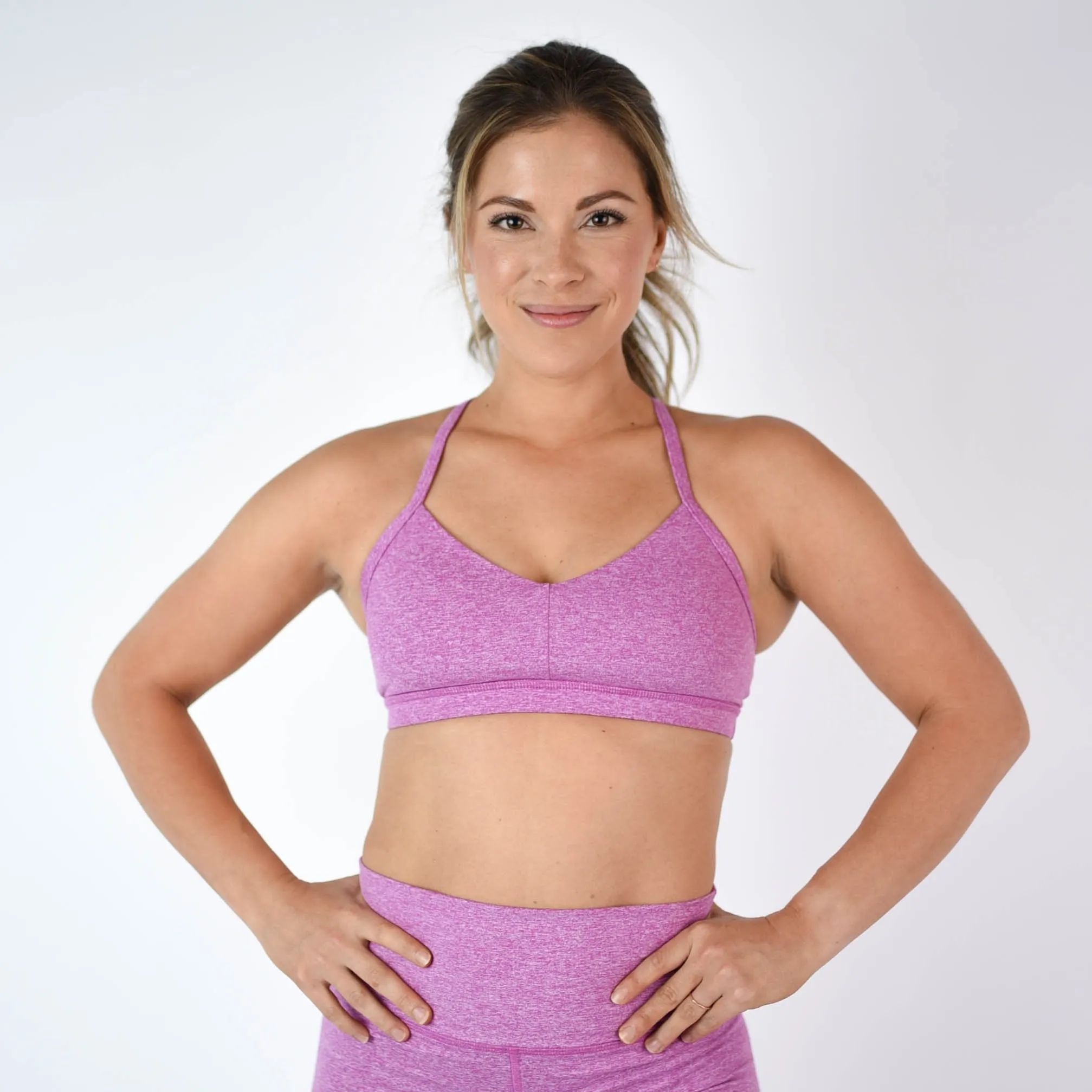 FLEO Reinette Sports Bra - Heather Orchid