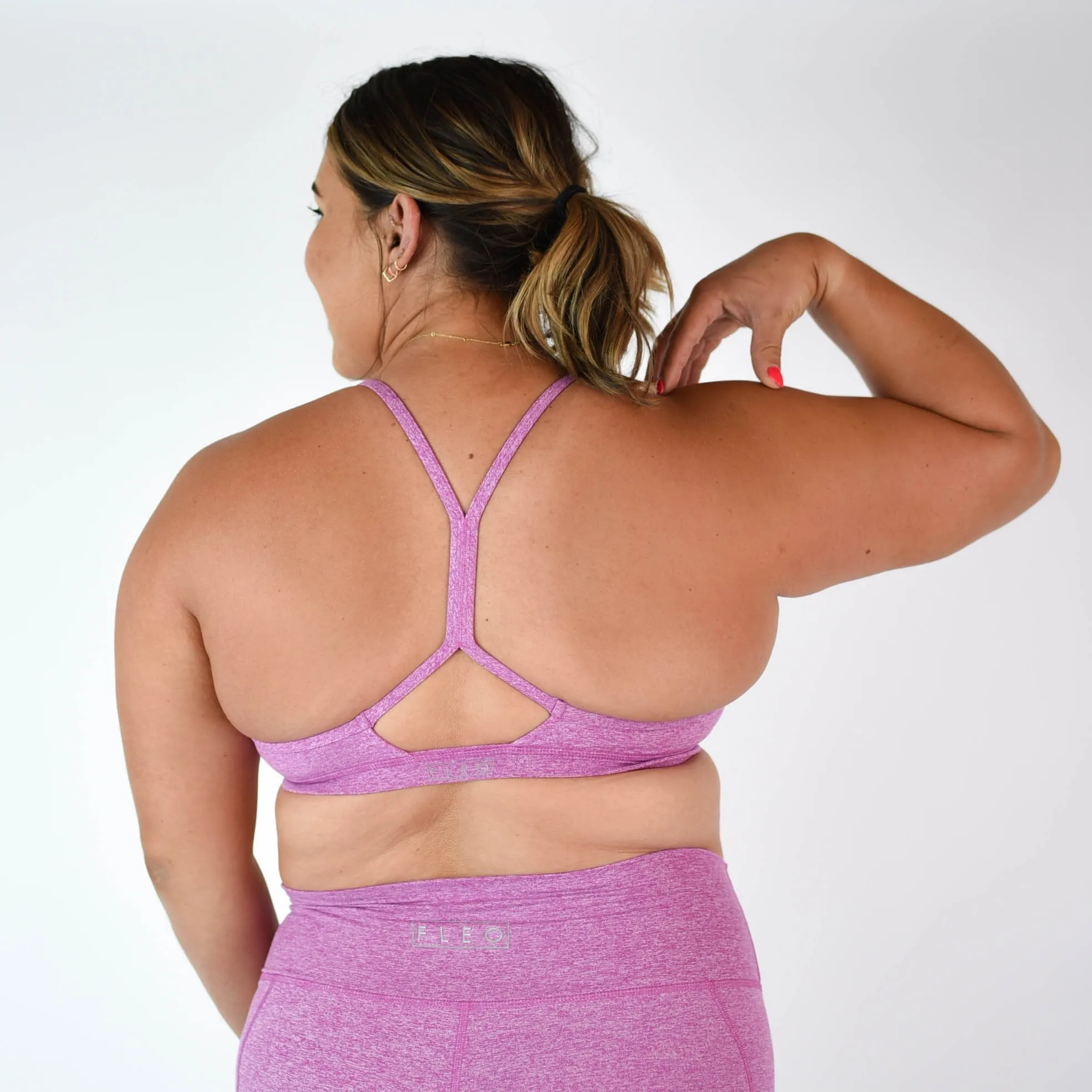 FLEO Reinette Sports Bra - Heather Orchid