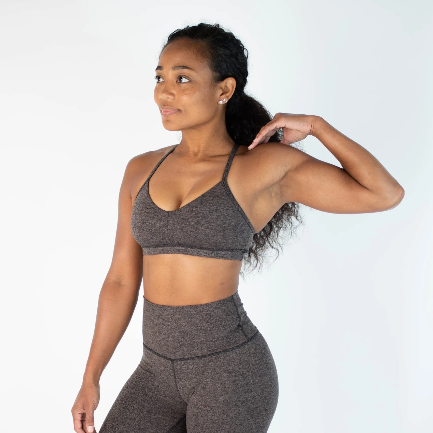 FLEO Reinette Sports Bra - Taupe Black