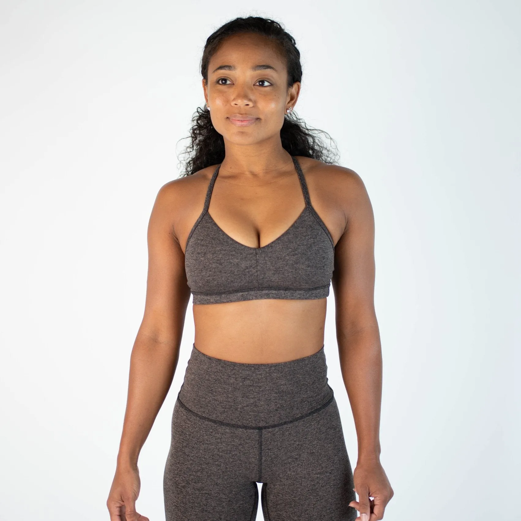 FLEO Reinette Sports Bra - Taupe Black