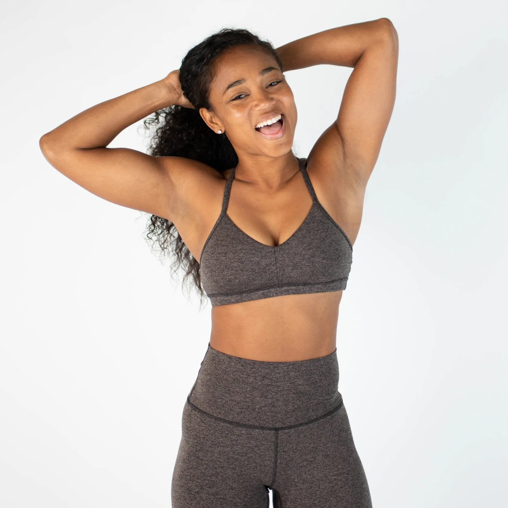 FLEO Reinette Sports Bra - Taupe Black