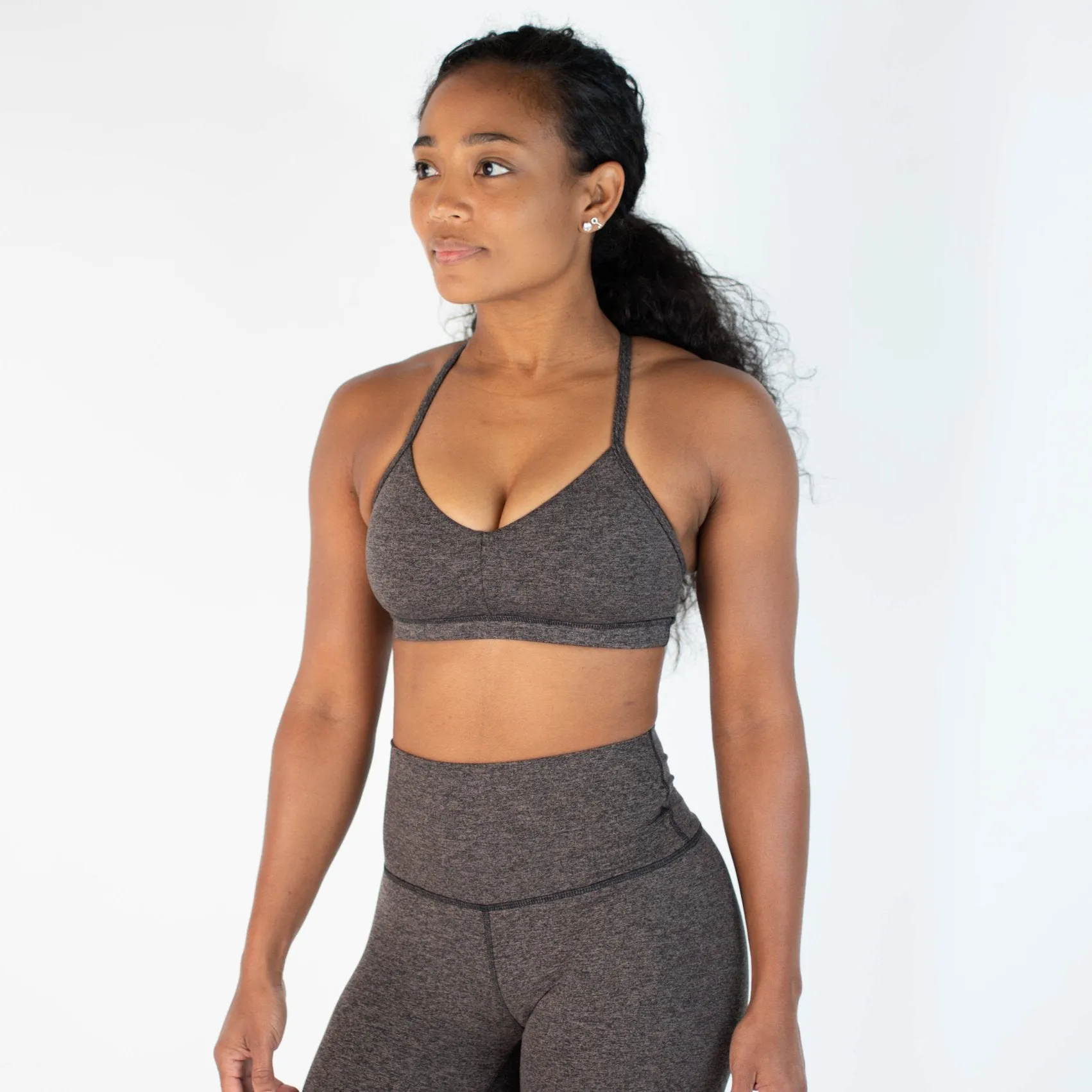 FLEO Reinette Sports Bra - Taupe Black