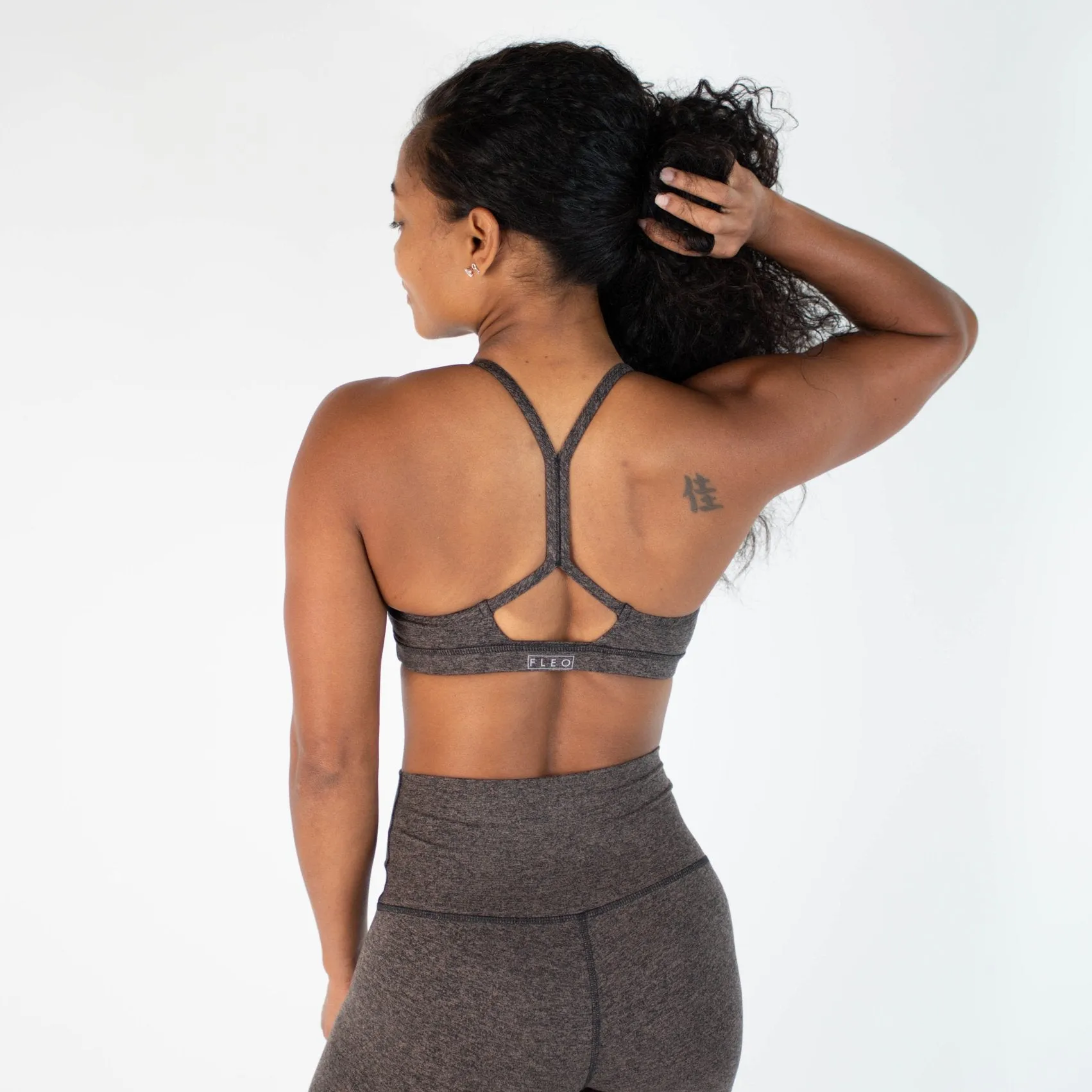 FLEO Reinette Sports Bra - Taupe Black