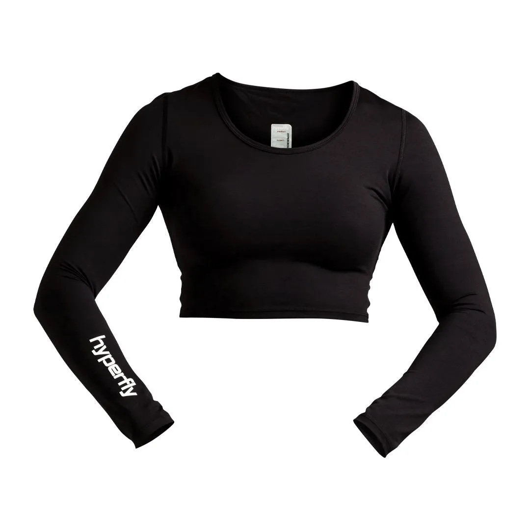 FlyGirl Long Sleeve Crop Top